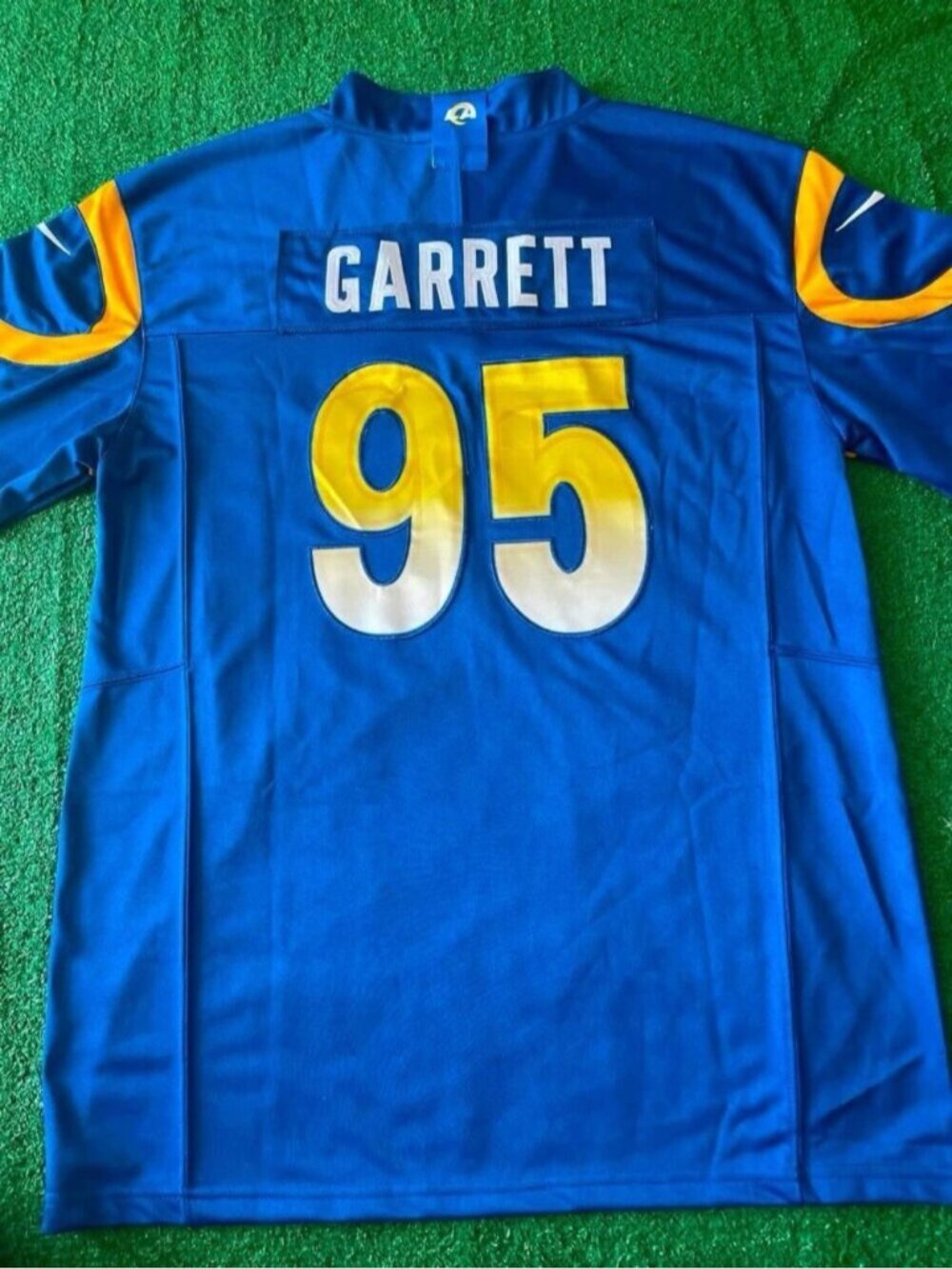 Myles Garrett Royal Blue Jersey Stitched Vapor